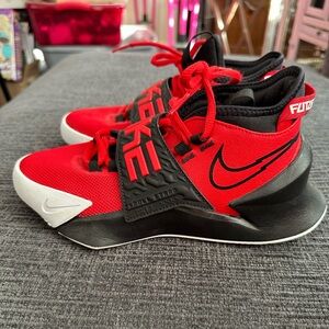 Nike Kids Red and Black Sneakers